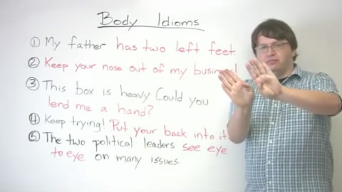 آموزش زبان انگلیسی idioms